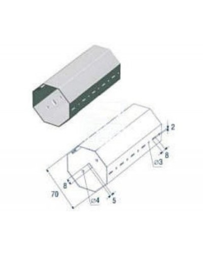 Выходной фланец G12000 Came 119RIG112 в Прокопьевске Запчасти для шлагбаумов и автоматики Pintop.ru