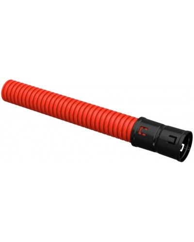 Труба гофр. ПНД 40 мм (50 м) IEK (CTG12-040-K04-050-R) в Прокопьевске Труба гофрированная Pintop.ru