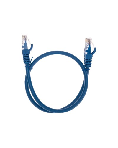 Патч-корд U/UTP, CAT 6, RJ45-RJ45, 26AWG, LSZH, синий, 0,5м REXANT 02-0294-05 в Прокопьевске Патчкорды (медные) Pintop.ru