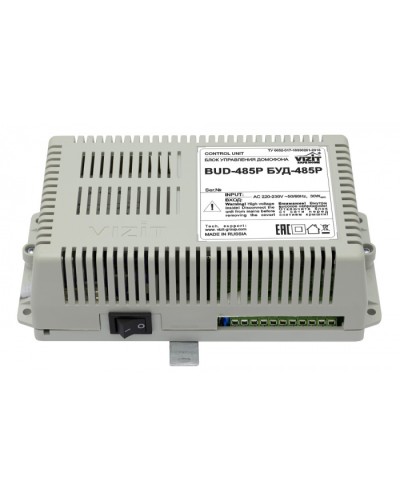 Блок управления домофона Vizit БУД-485Р в Прокопьевске Блоки управления многоабонентные Pintop.ru