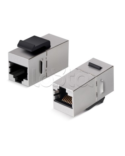 Адаптер проходной Cabeus CA-KJ-8p8c-C5e-SH в Прокопьевске Проходные адаптеры RJ-45 и разветвители Pintop.ru