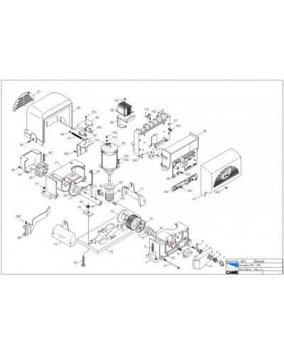Трансформатор ZE4/ZC3 Came 119RIR150 в Прокопьевске Запчасти для шлагбаумов и автоматики Pintop.ru