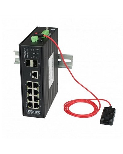 Коммутатор OSNOVO SW-80802/ILS(port 90W, 300W) в Прокопьевске Коммутаторы Pintop.ru