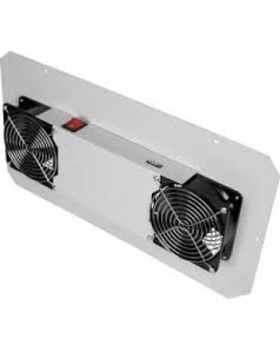 Блок вентиляторный TLK (TLK-FAN2-TERM-GY) для настенных шкафов серии TWC и TWA в Прокопьевске Вентиляторные модули Pintop.ru