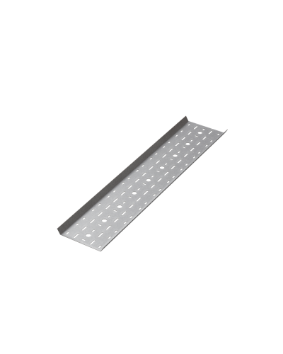 Дно лестничного лотка перфорированное 200х1,0 L2500 мм HD КМ-профиль (DLLP200-1.0-2500 HD) в Прокопьевске Кабельные лотки Pintop.ru
