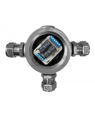 Магнито-Контакт УК-ВК-Ех-24 АЯКС Т, с тремя кабельными вводами Ех МКВМ 20 в Прокопьевске Комутационные взрывозащищенные коробки Pintop.ru