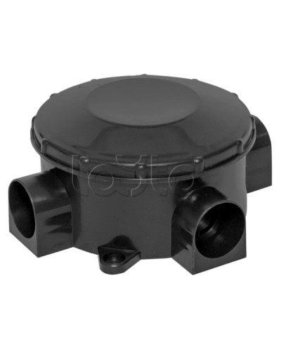 Коробка распределительная КМР-040-040б трехрожковая черная (70х35) EKF PROxima (plc-kmr-040-040b) в Прокопьевске Распределительные коробки Pintop.ru